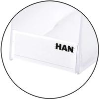 HAN TWIN SIGNAL 1611-23 Stehsammler DIN A4, DIN C4 Transluzent, Klar Polystyrol 1St. HAN TWIN SIGNAL 1611-23 Stehsammler DIN A4, DIN C4 Transluzent, Klar Polystyrol 1St.