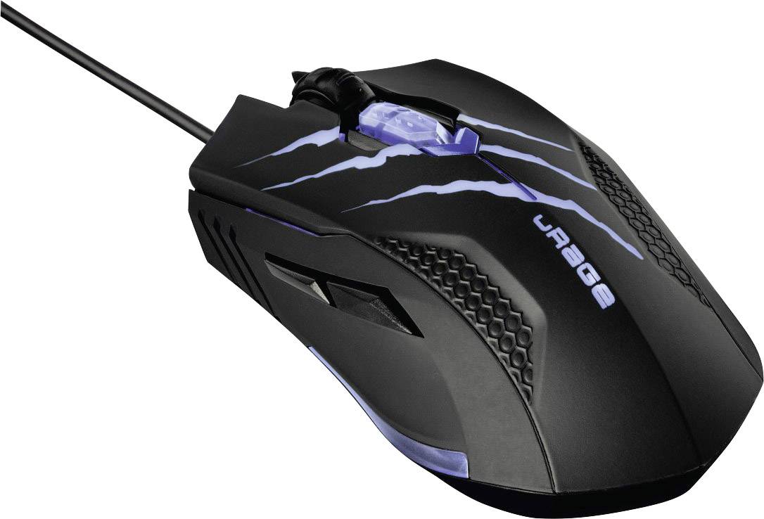 Hama uRage Reaper neo. USB Gaming-Maus Optisch Ergonomisch, Beleuchtet Schwarz