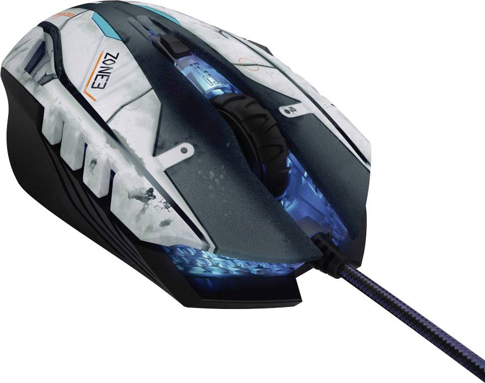 Urage Morph Gaming-Maus USB Optisch Schwarz 6 Tasten 2400 dpi Ergonomisch