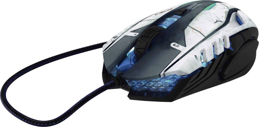 Urage Morph Gaming-Maus USB Optisch Schwarz 6 Tasten 2400 dpi Ergonomisch