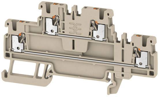 Weidmüller 2469370000 Doppelstock-Durchgangsklemme 3.50 mm Zugfeder Beige 50 St.