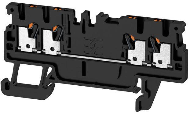 Weidmüller 2534260000 Durchgangsklemme 3.5mm Zugfeder Schwarz 100St.