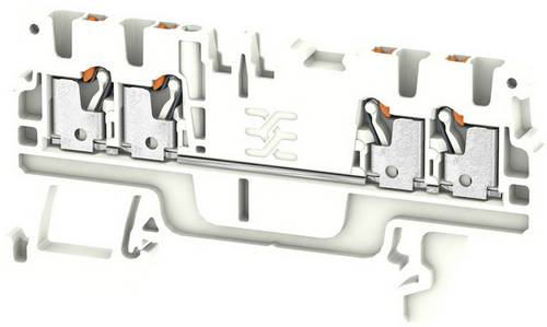 Weidmüller 2534440000 Durchgangsklemme 3.5 mm Zugfeder Weiß 100 St.