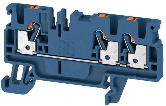 Weidmüller 2534690000 Durchgangsklemme 5.1mm Zugfeder Dunkelblau 100St.