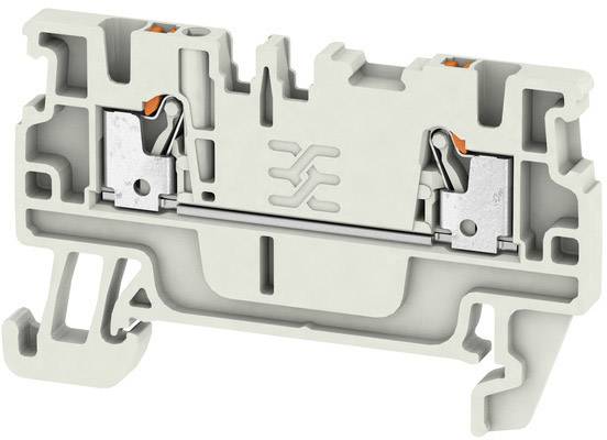 Weidmüller 2508220000 Durchgangsklemme 3.5mm Zugfeder Lichtgrau 100St.