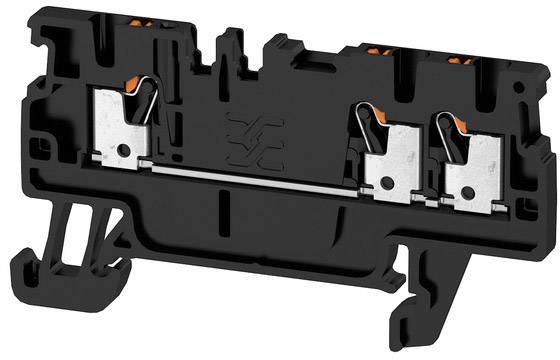 Weidmüller 2534230000 Durchgangsklemme 3.50mm Zugfeder Schwarz 50St.