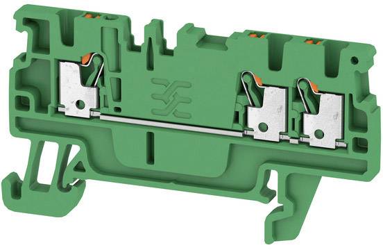Weidmüller 2534480000 Durchgangsklemme 3.50mm Zugfeder Grün 50St.