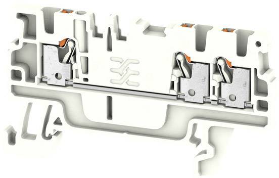 Weidmüller 2534510000 Durchgangsklemme 3.50mm Zugfeder Weiß 50St.