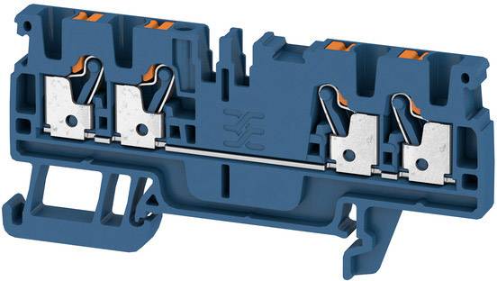 Weidmüller 2534740000 Durchgangsklemme 5.1mm Zugfeder Dunkelblau 100St.