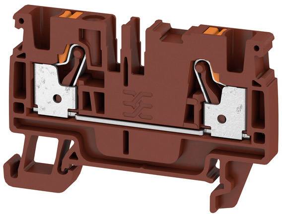 Weidmüller 2534370000 Durchgangsklemme 6.1mm Zugfeder Braun 100St.