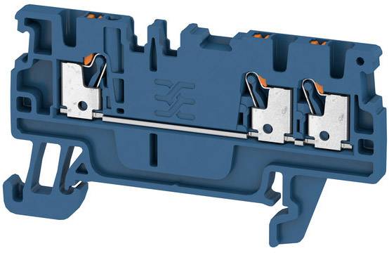 Weidmüller 2534540000 Durchgangsklemme 3.50mm Zugfeder Dunkelblau 50St.