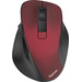 Hama MW-500 Kabellose ergonomische Maus Funk Optisch Rot, Schwarz 6 Tasten 1600 dpi Ergonomisch