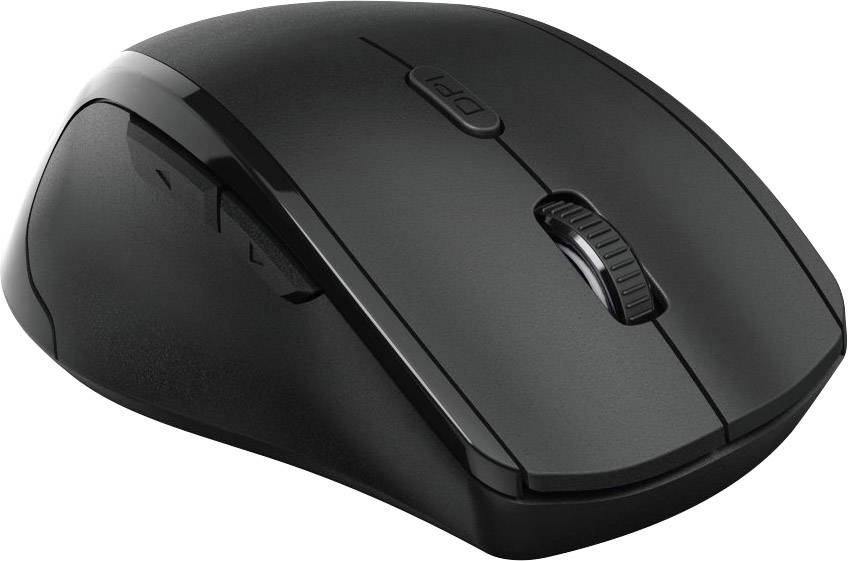 Hama Riano Maus Funk Optisch Schwarz 3 Tasten 1600 dpi