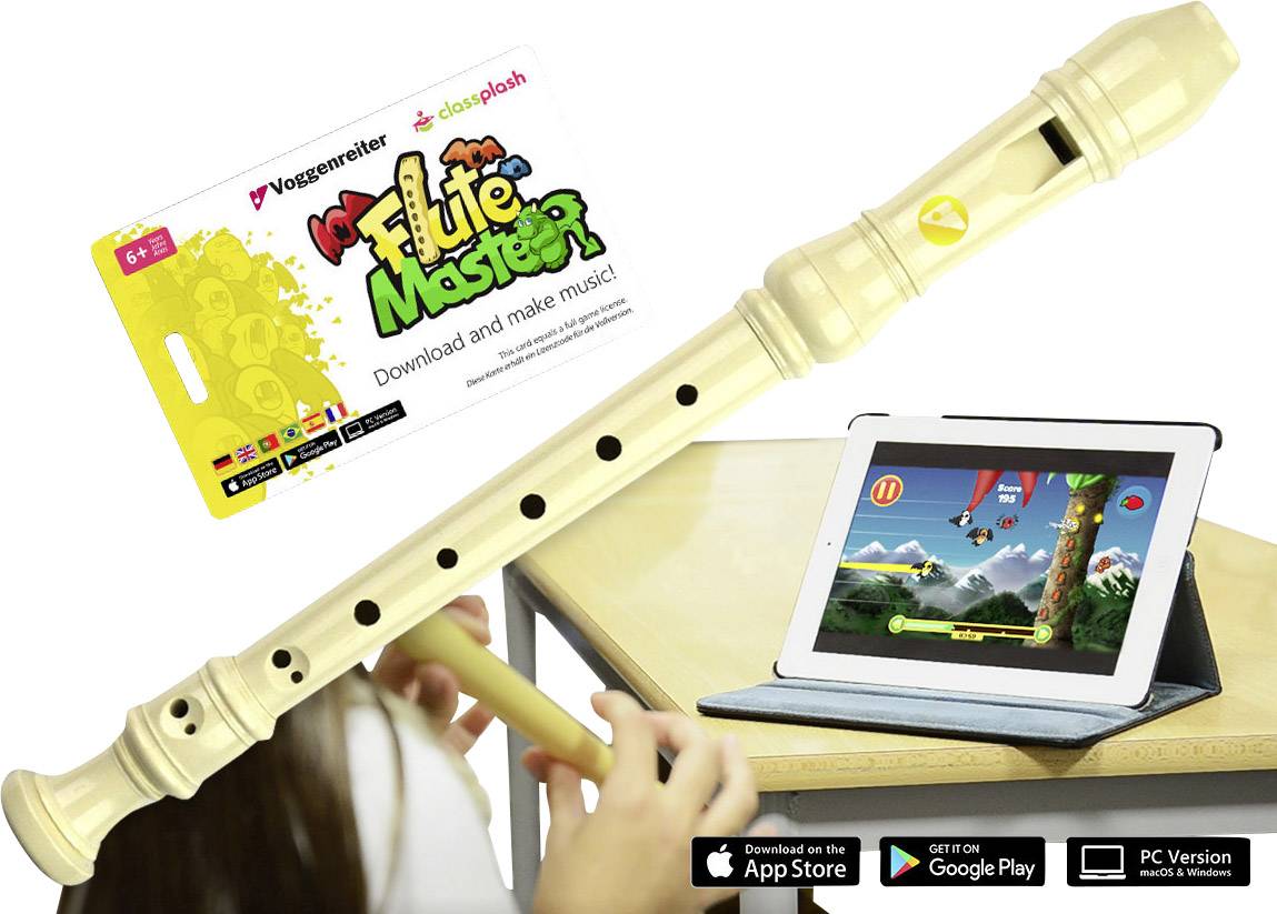 Voggenreiter Blockflöte Flute Master Kunststoff Barock