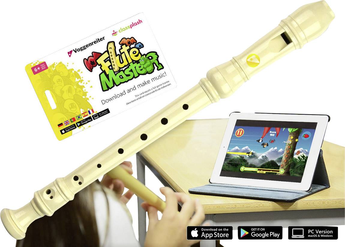 Voggenreiter Blockflöte Flute Master Kunsttoff Deutsch