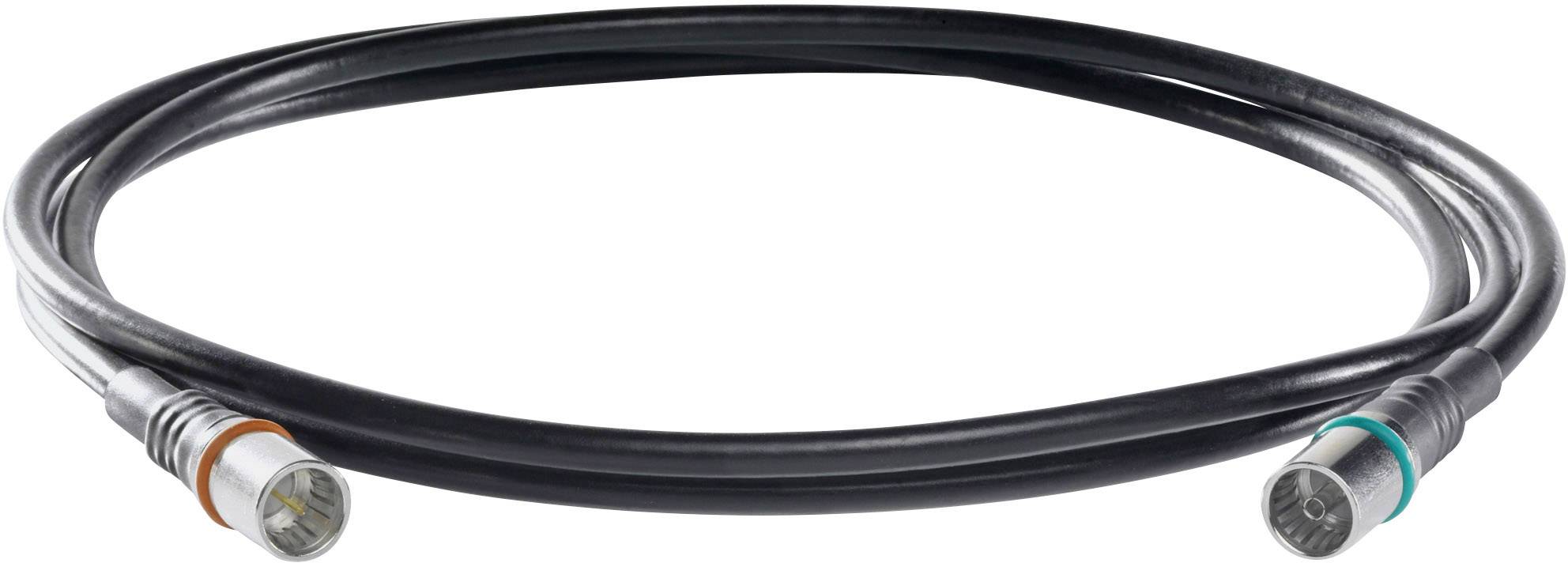 WISI Antennen, SAT Anschlusskabel Schwarz