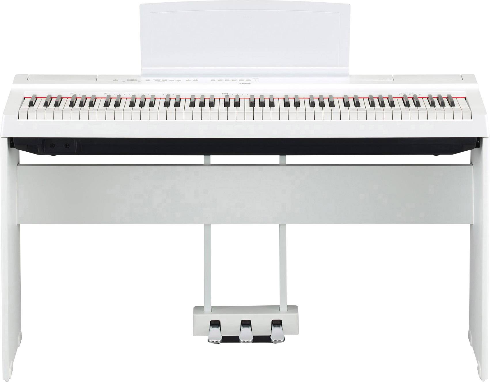 Yamaha P-125WH Digital-Piano Weiß inkl. Netzteil