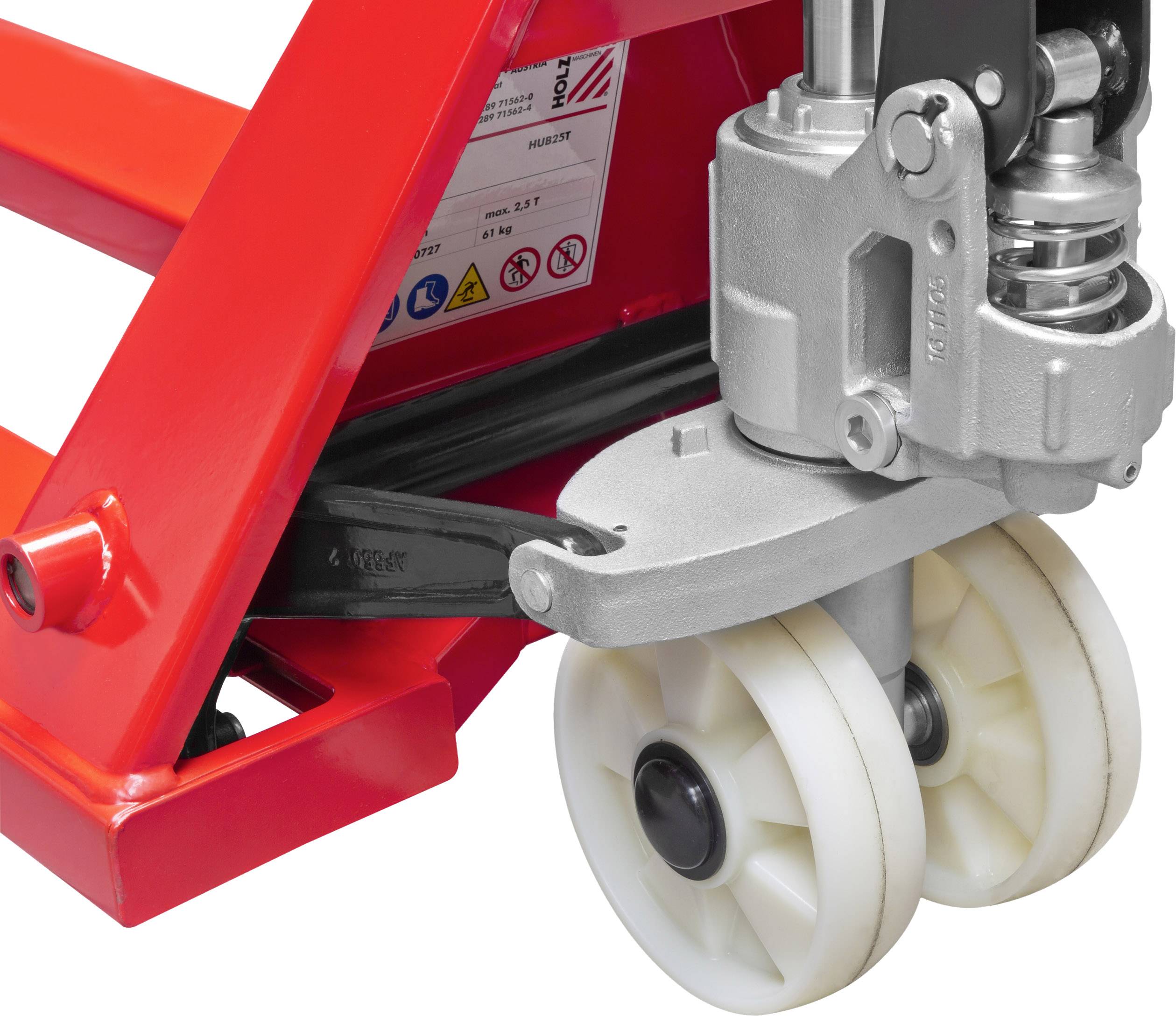 Holzmann Maschinen HUB25T Palettenhubwagen Tragkraft (max.) 2500kg Gabellänge 115cm Hubhöhe (max.) 20cm