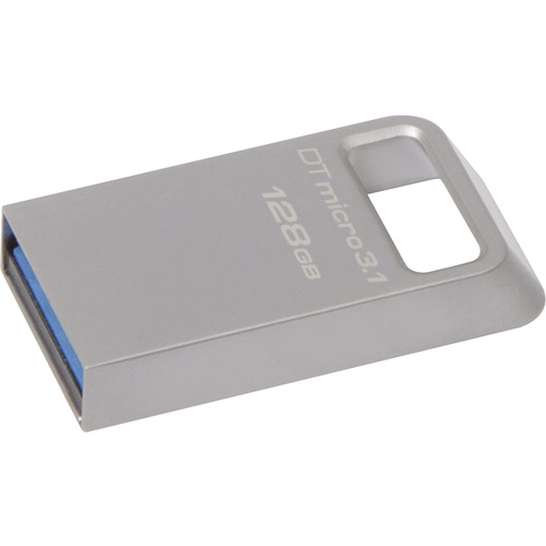 Kingston DataTraveler Micro 3.1 USB-Stick 128GB Silber DTMC3/128GB USB 3.2 Gen 1 (USB 3.0)