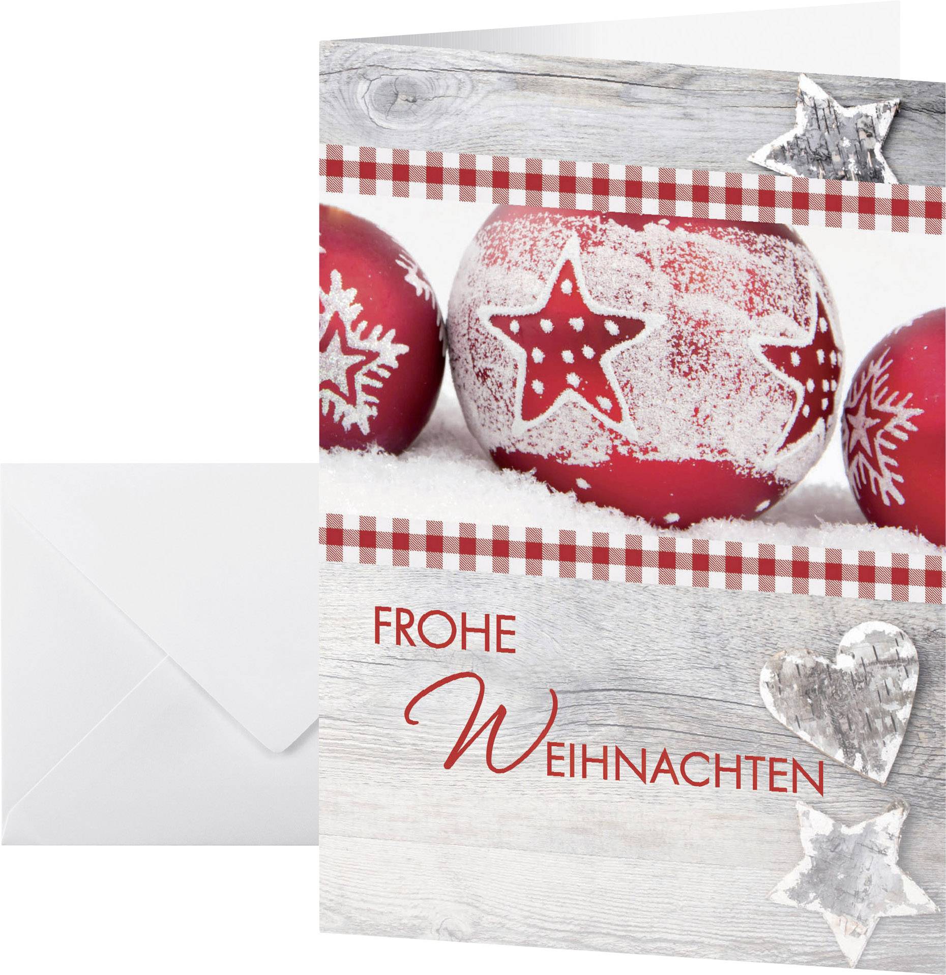 Sigel DS053 Weihnachtskarte + Briefumschlag Winter Feeling DIN A6 220 g/m² Mehrfarbig 25 St.