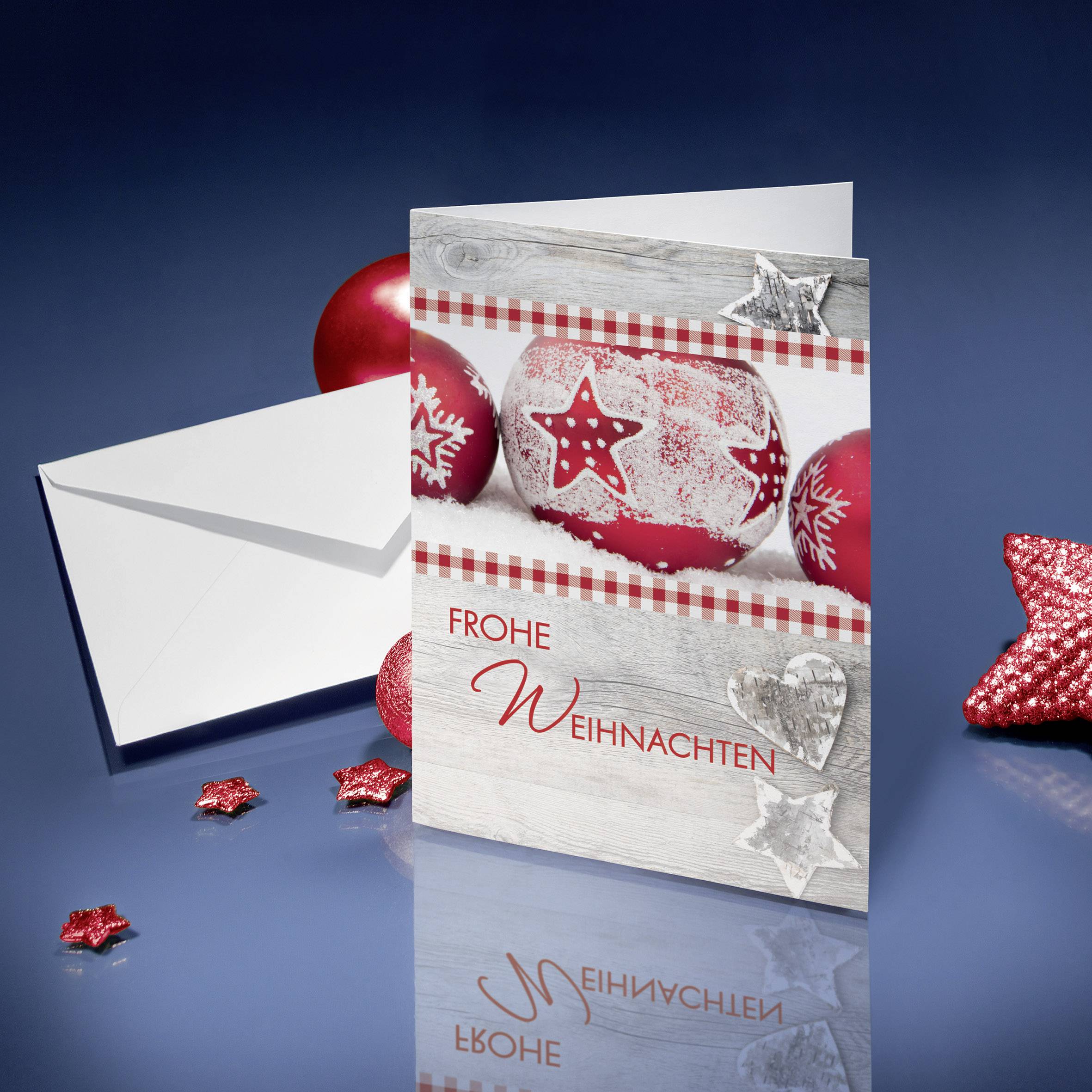 Sigel DS053 Weihnachtskarte + Briefumschlag Winter Feeling DIN A6 220 g/m² Mehrfarbig 25 St.