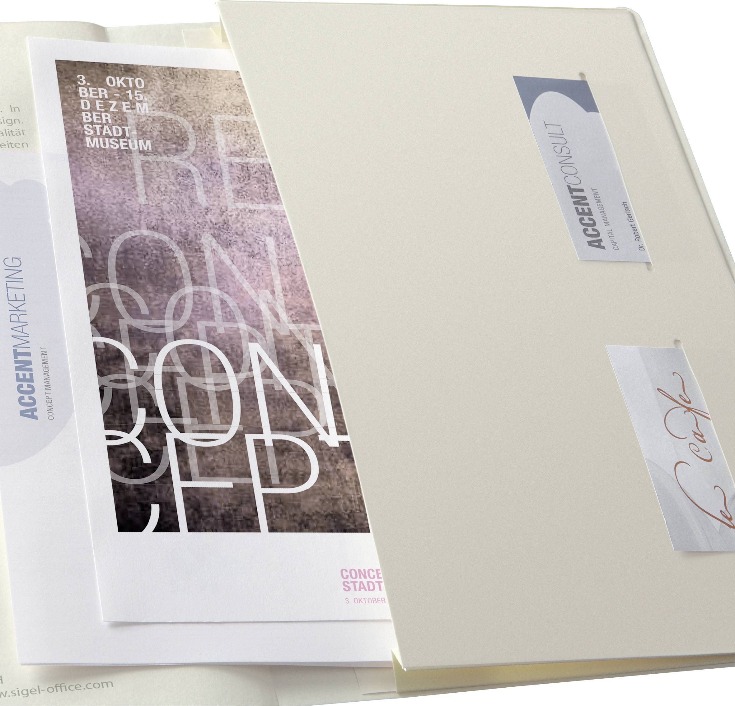 Sigel CONCEPTUM® CO108 Notizbuch Punktraster Schwarz Anzahl der Blätter: 97 DIN A4