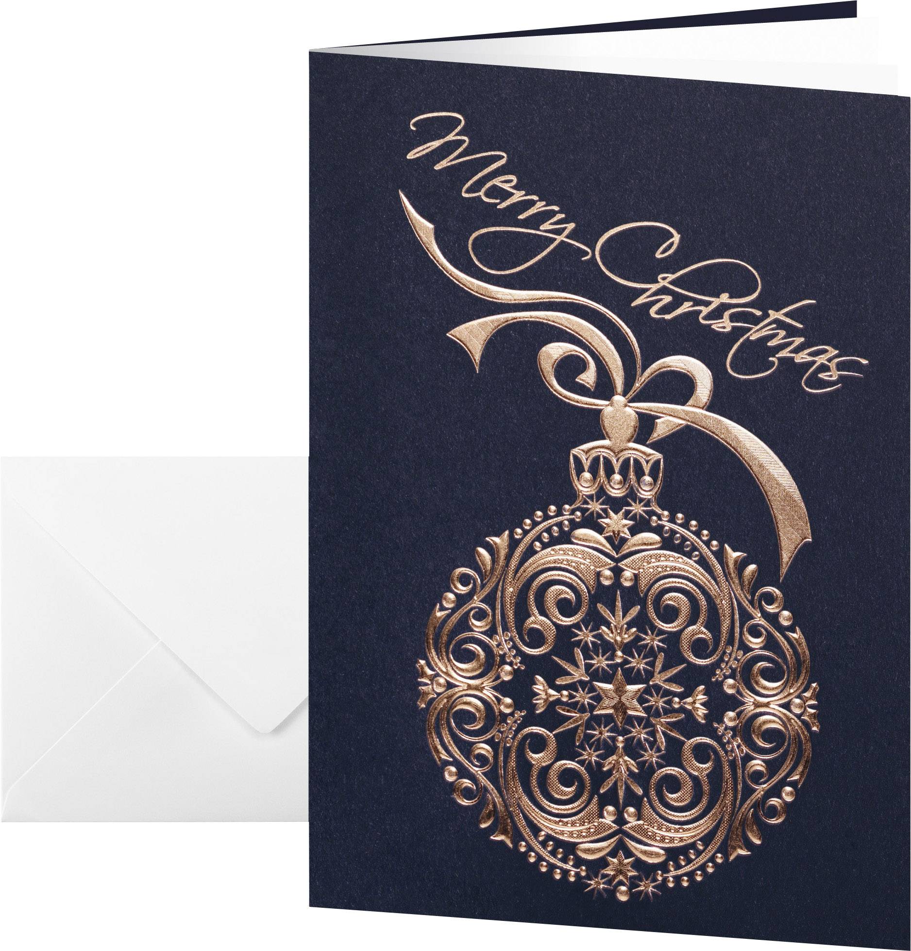 Sigel DS346 Weihnachtskarte + Briefumschlag Noblesse DIN A6 220 g/m² Mehrfarbig 10 St.