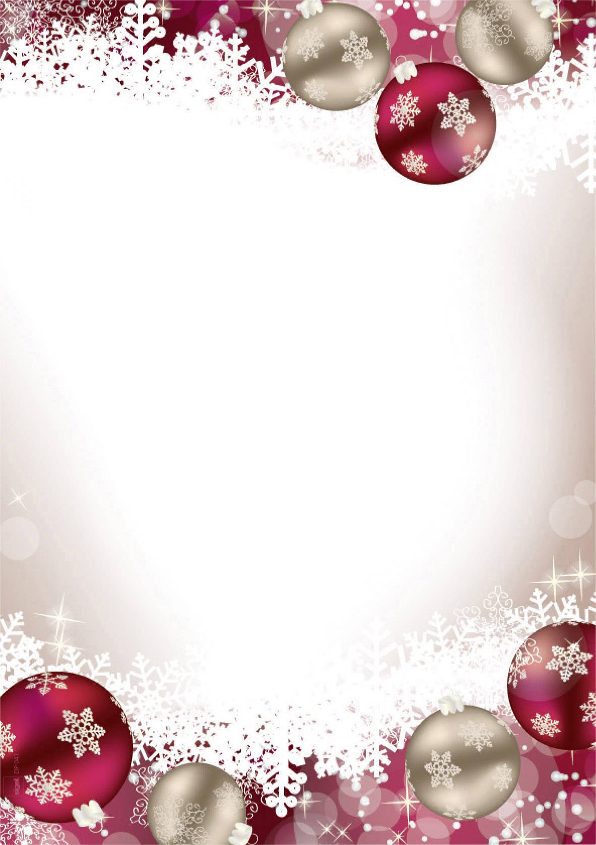 Sigel DP041 Motivpapier Weihnachten Frozen DIN A4 90 g/m² Mehrfarbig 100 Blatt