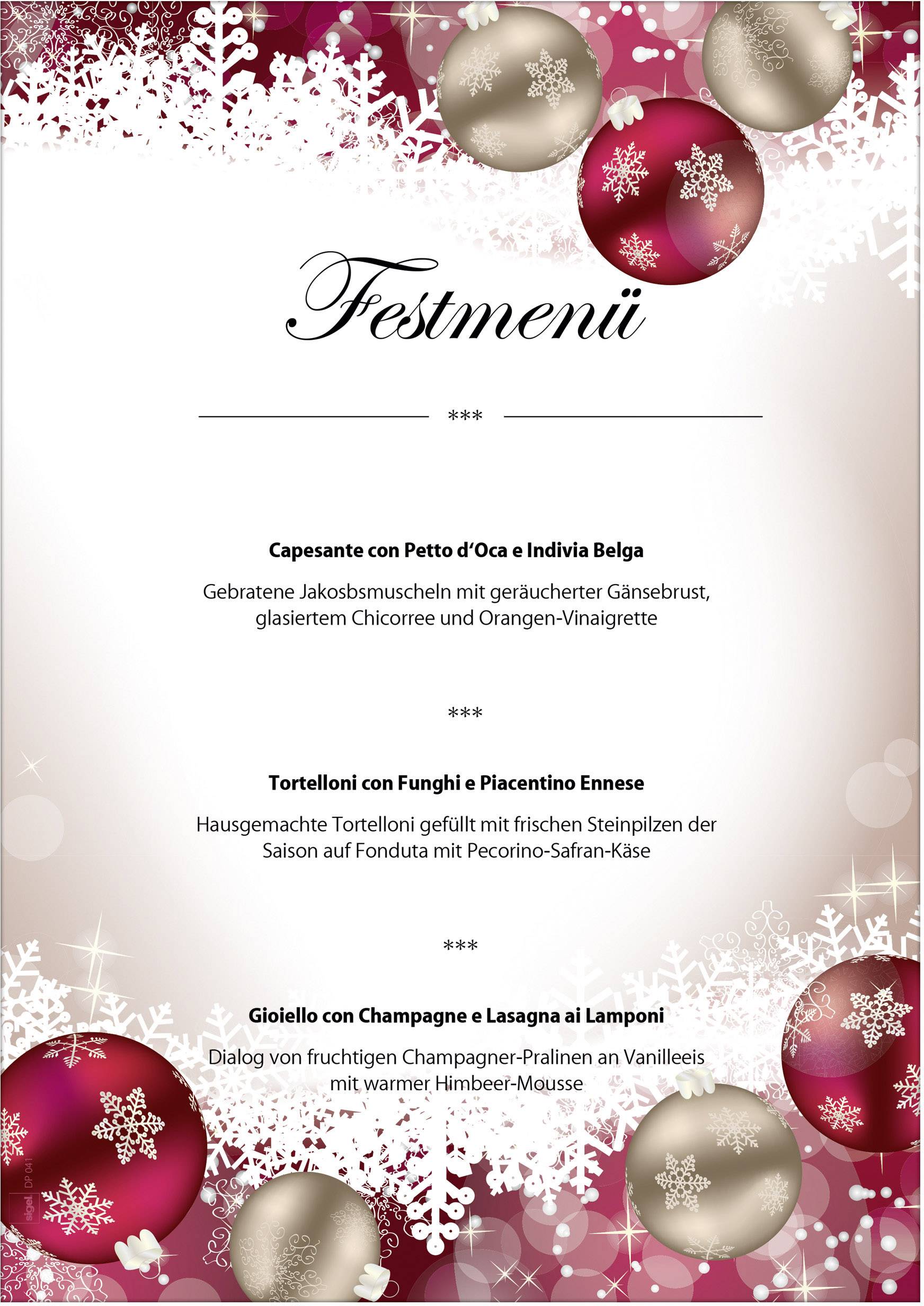 Sigel DP041 Motivpapier Weihnachten Frozen DIN A4 90 g/m² Mehrfarbig 100 Blatt