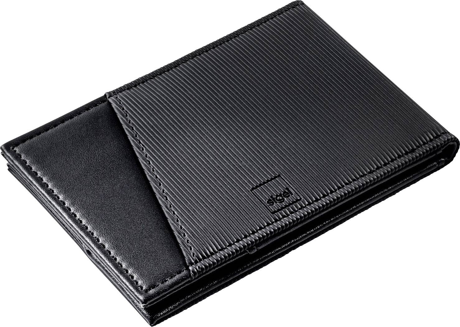 Sigel CO901 CONCEPTUM® Etui für Kreditkarten, Geldkarten, Visitenkarten 4 Karten (B x H x T) 105 x 70 x 10 mm Schwarz Kunstleder