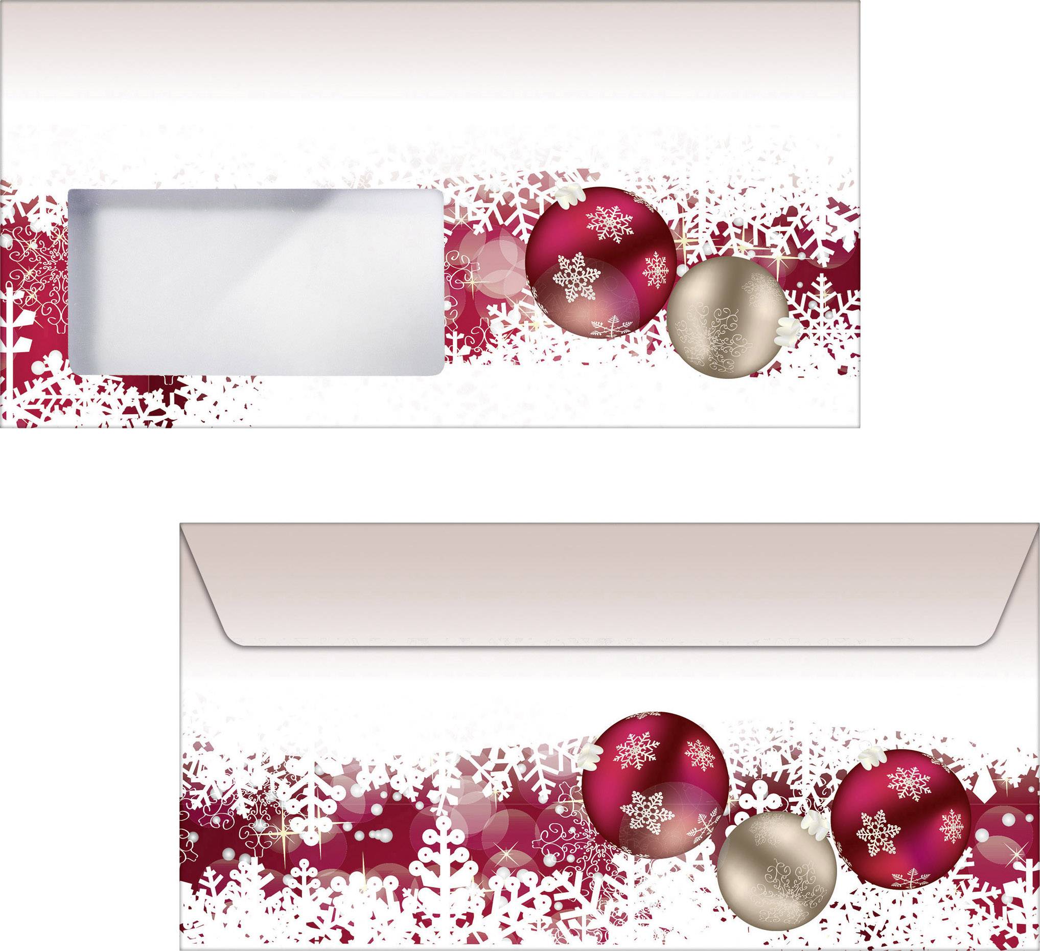 Sigel DU040 Briefumschlag Weihnachten Frozen DIN lang 90 g/m² Mehrfarbig 50 St.