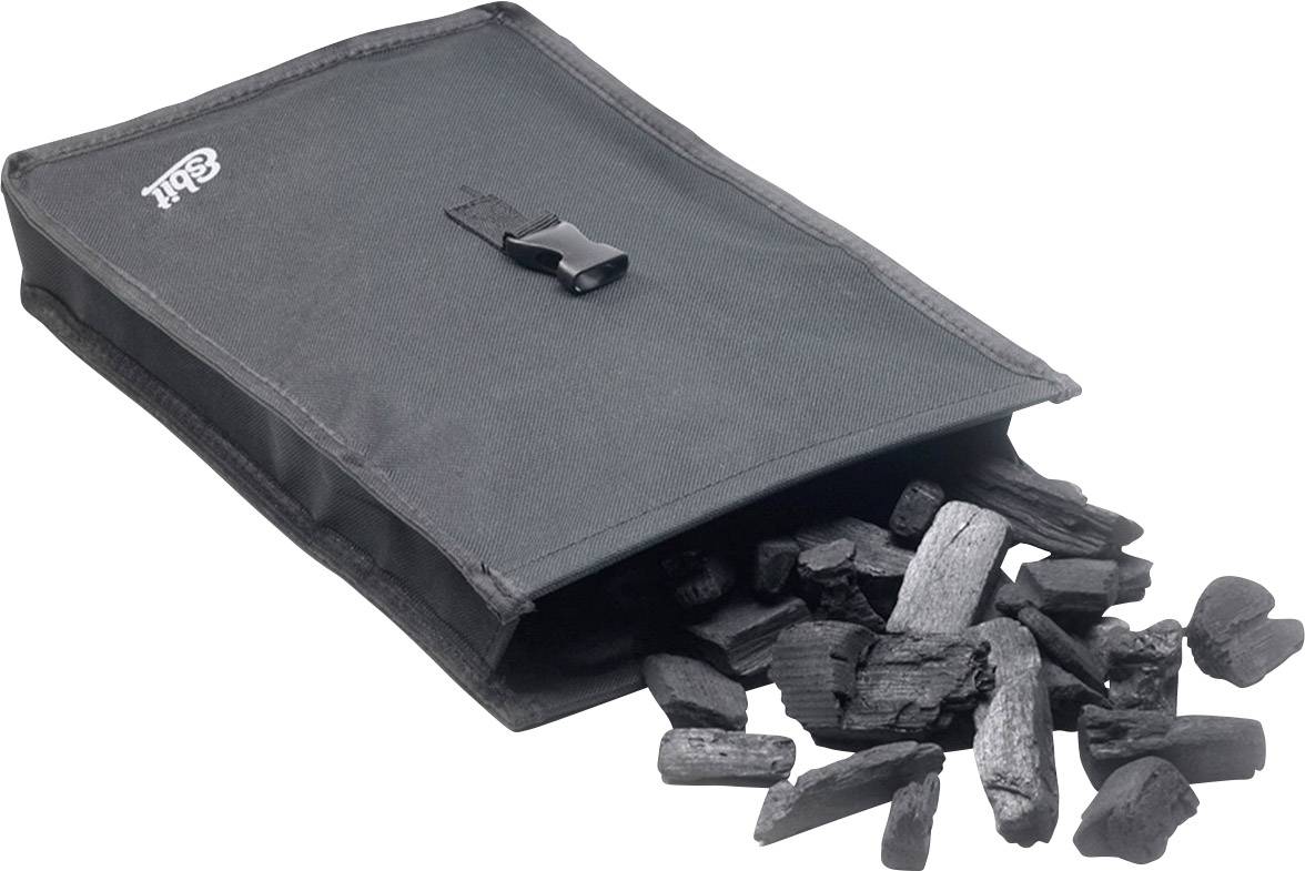 Esbit BBQ-Box Holzkohle, Kohle, Quick Start Holzkohlegrill Grill klappbar  Silber