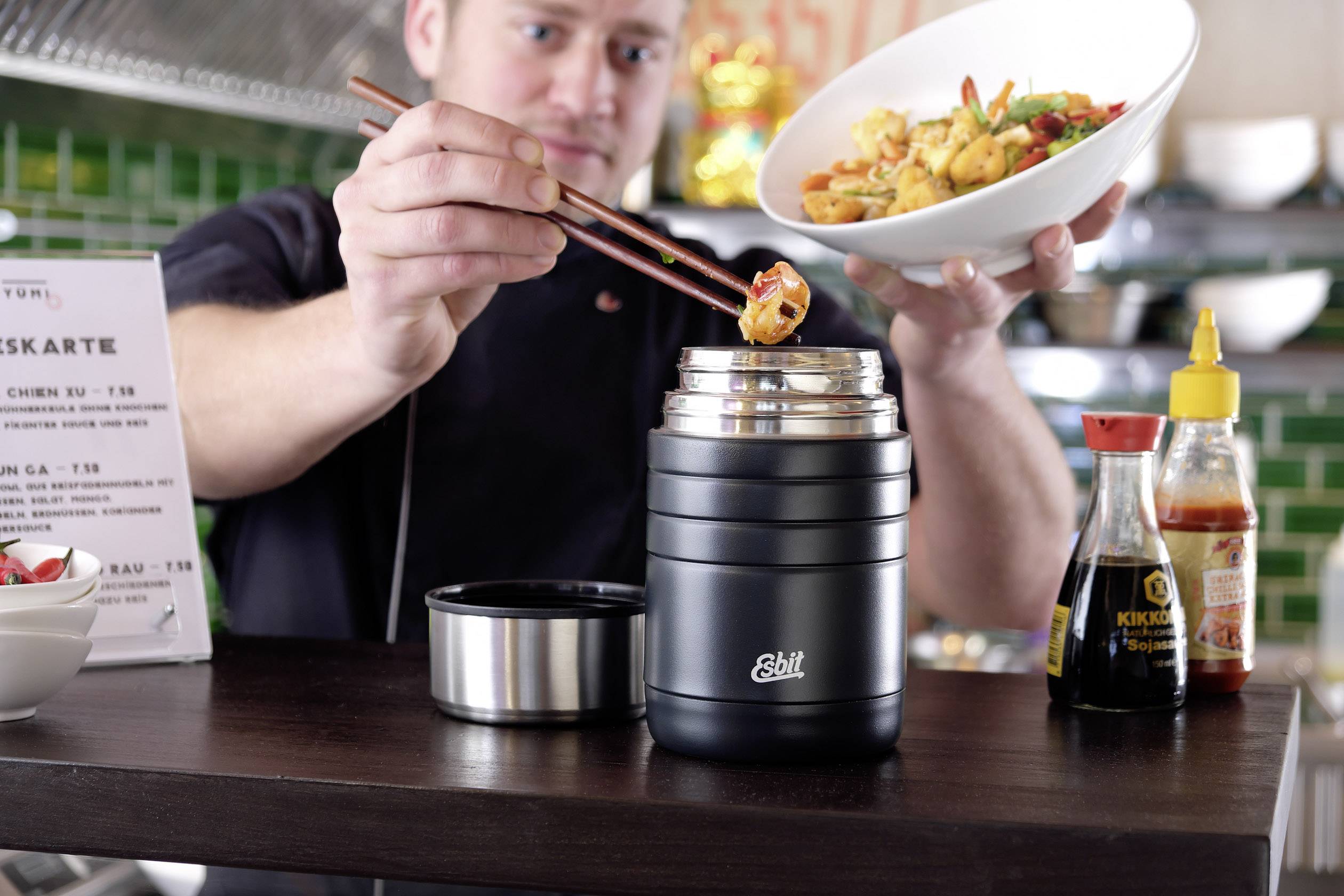 Esbit Camping Speisebehälter 800 ml 1 St. FJ800TL-S Edelstahl