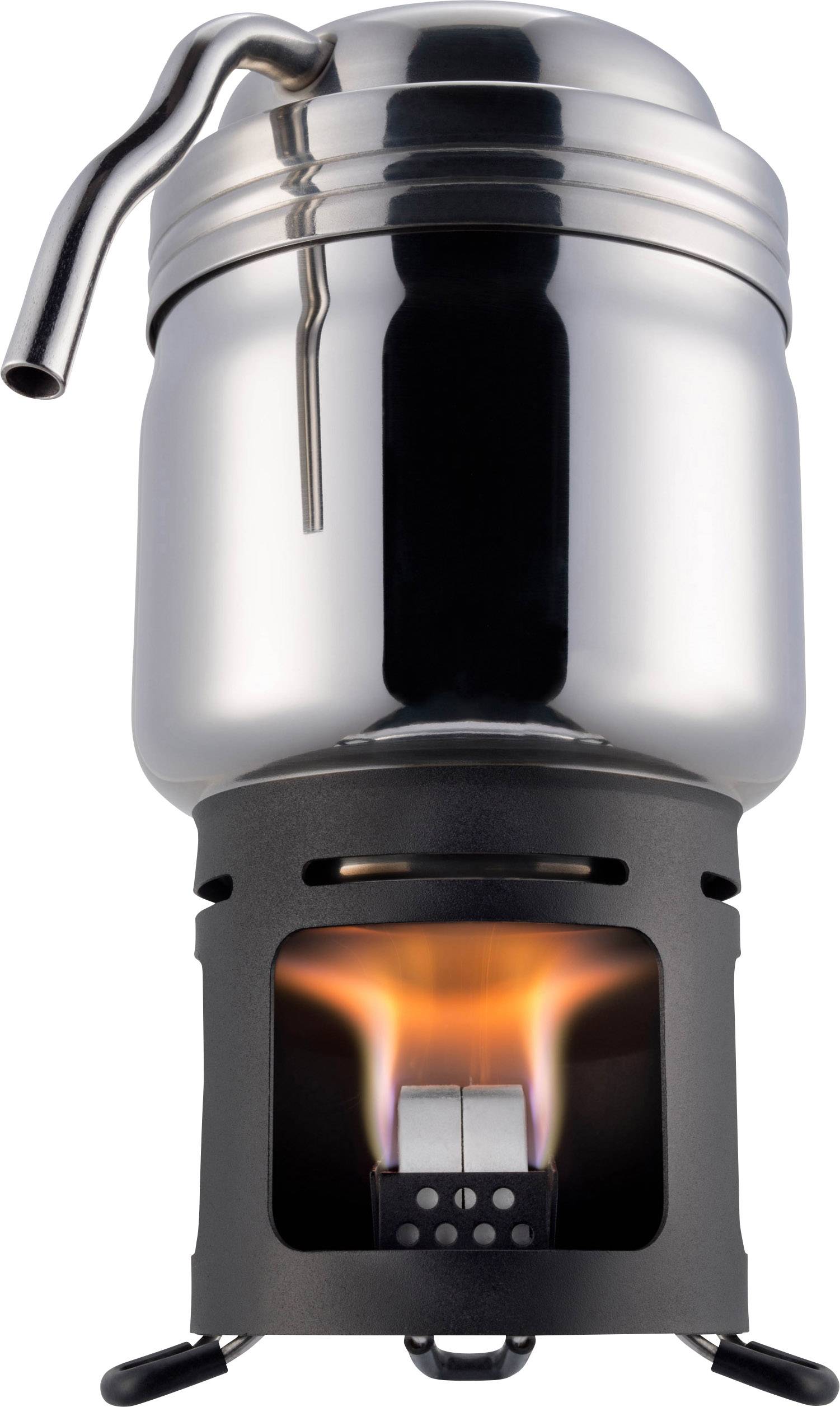 Esbit Trockenspiritus-Würfel Camping Kocher coffeemaker 20102400 Edelstahl, Aluminium