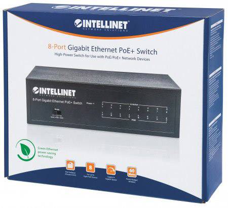 Intellinet 561204 561204 Netzwerk Switch 8 Port 10 / 100 / 1000 MBit/s