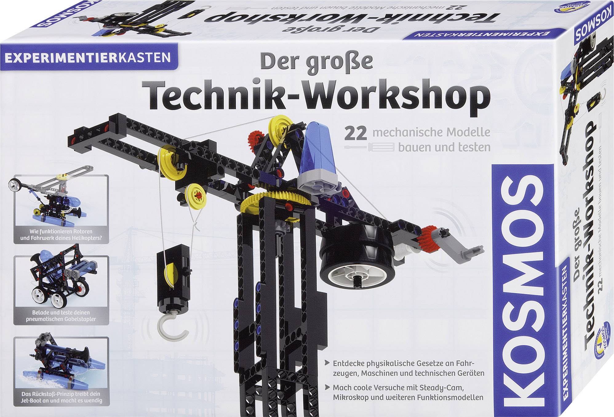 Kosmos 628154 Der große Technik-Workshop Experimentierkasten ab 8 Jahre