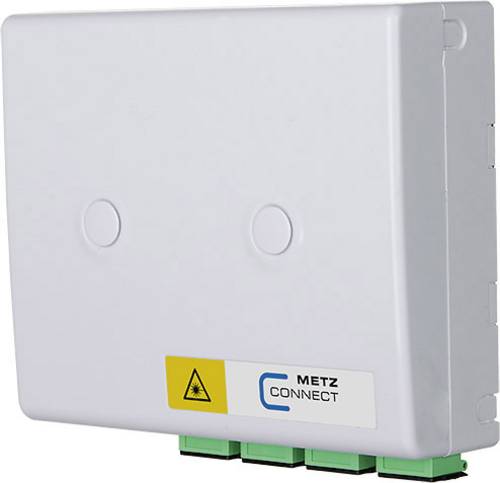 Metz Connect 1501101H04HS LWL-Dose Reinweiß (RAL 9010)
