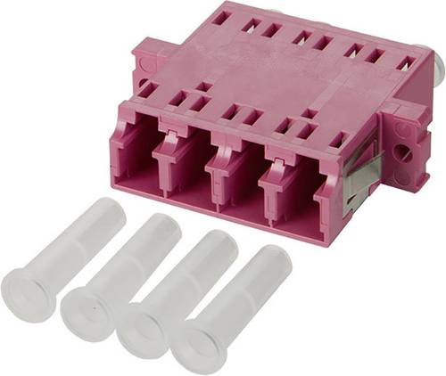 Metz Connect 15090079-I LWL-Kupplung Violett