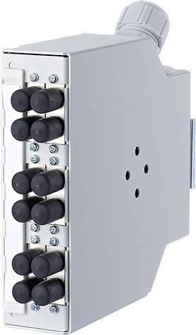 Metz Connect Metz OpDAT REGplus 6xSC/ST-D MM (Keramik), 1xM20, mit Crimpspleißhalter LWL-Spleißverteiler Grau (RAL 7032) 1 St.