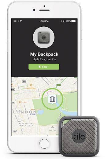 Tile Pro Sport Bluetooth-Tracker Gepäckstücktracker Grau