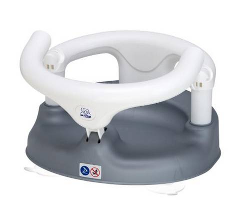 Rotho Baby Badesitz weiß/silbergrau 20429024001
