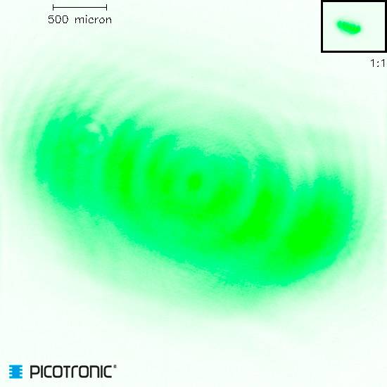 Picotronic Lasermodul Punkt Grün 1mW DD520-1-24(12x40)-QCW