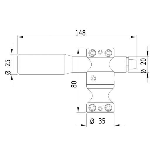Picotronic Lasermodul Linie Rot 15mW LD635-15-5(20x135)-M12