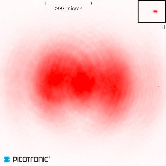 Picotronic Lasermodul Punkt Rot 1mW DI635-1-12(12x45)-AP-F100