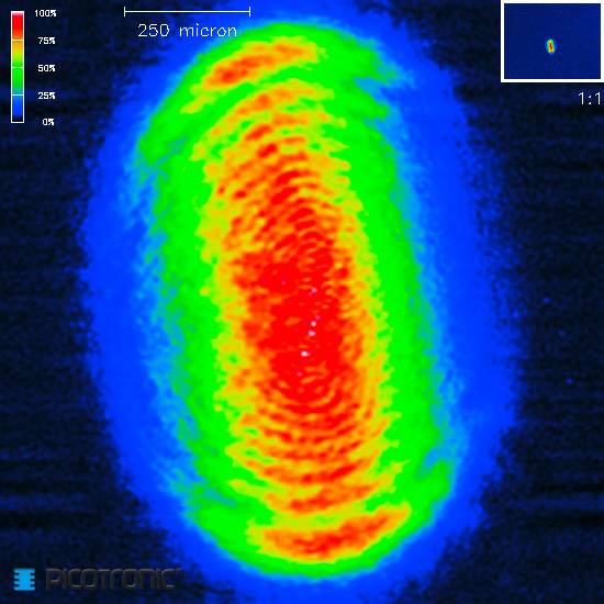 Picotronic Lasermodul Punkt Rot 1mW DB635-1-3-FA(14x45)-F50-AP