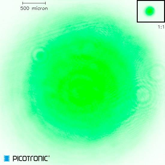 Picotronic Lasermodul Punkt Grün 1mW DD532-1-3(20x80)-AP-C280
