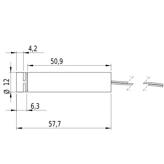 Picotronic Lasermodul Linie Grün 10mW LFL532-10-3(12x60)