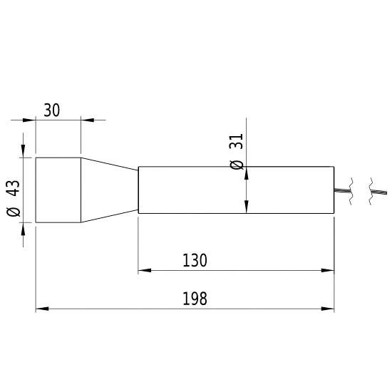 Picotronic Lasermodul Expander Grün 10mW E532-10-3-30(43x200)