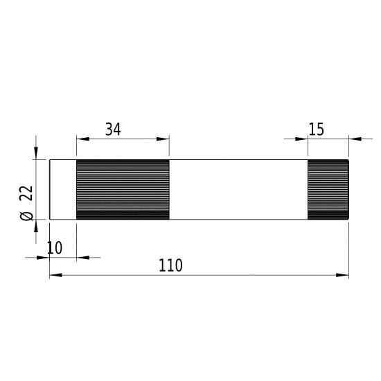 Picotronic Lasermodul Kreuz Rot 5mW CB650-5-3-F-S(22x110)45DEG
