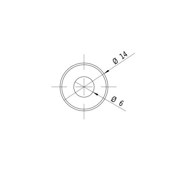 Picotronic Lasermodul Linie Rot 1mW LC650-1-3-F(14x45)